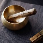 Bronze tibetan singing bowl, sound healing