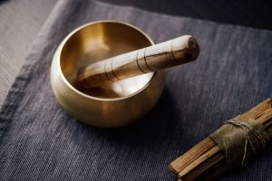 Bronze tibetan singing bowl, sound healing